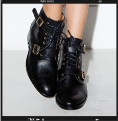 Domino Buckle ankle boot