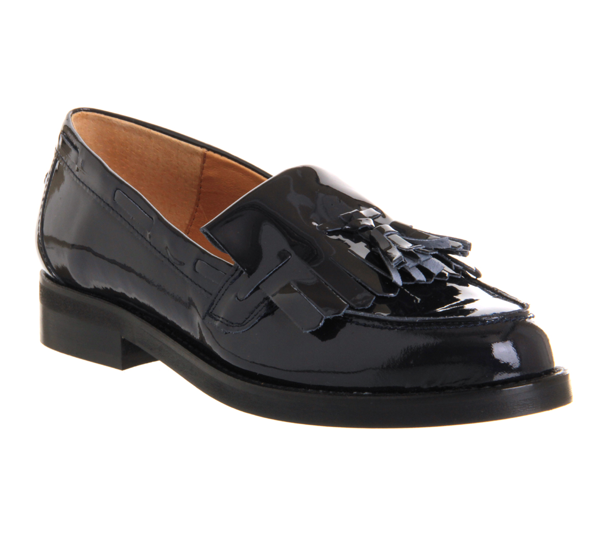 ladies navy patent shoes