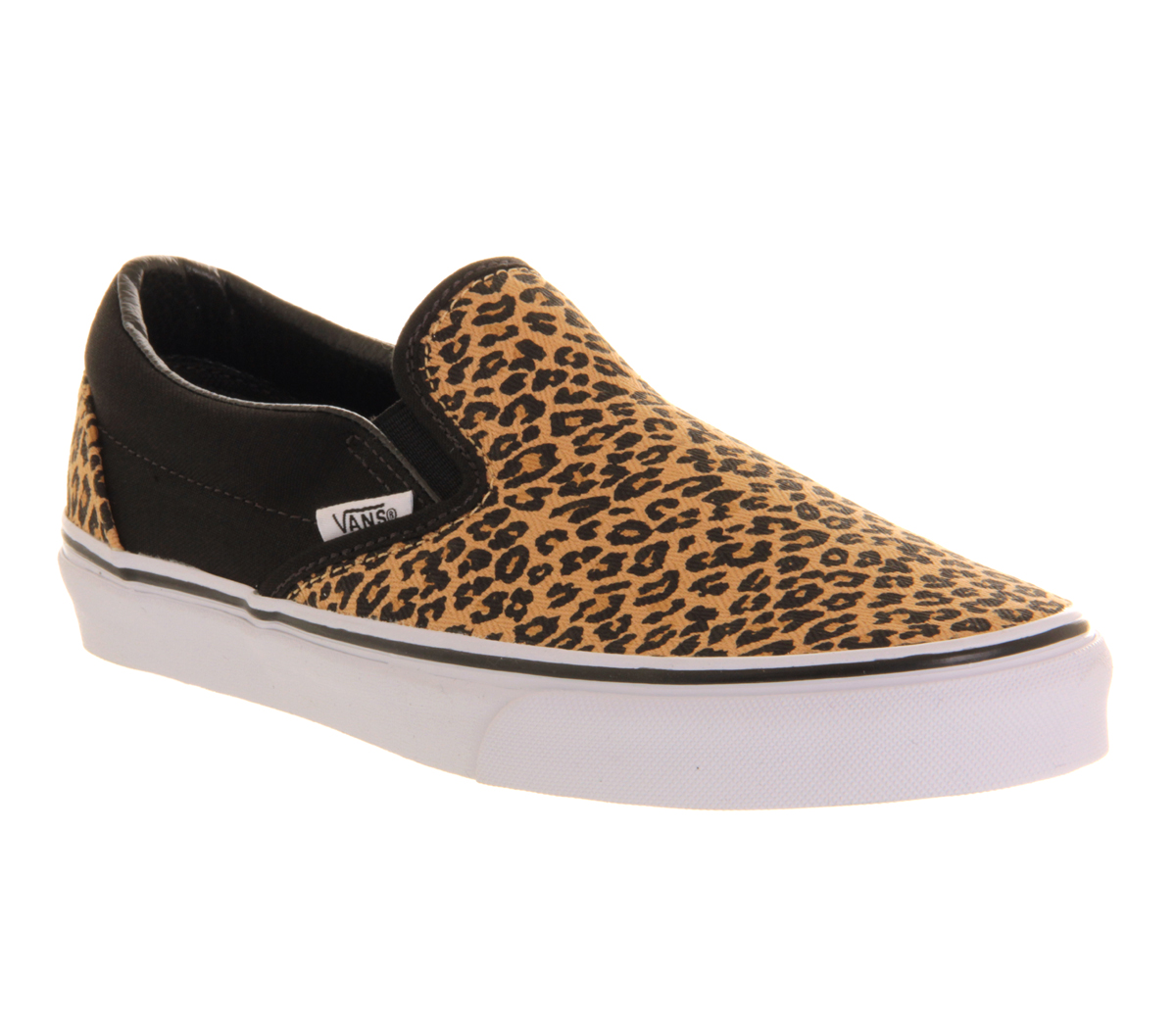 leopard slip on sneakers vans