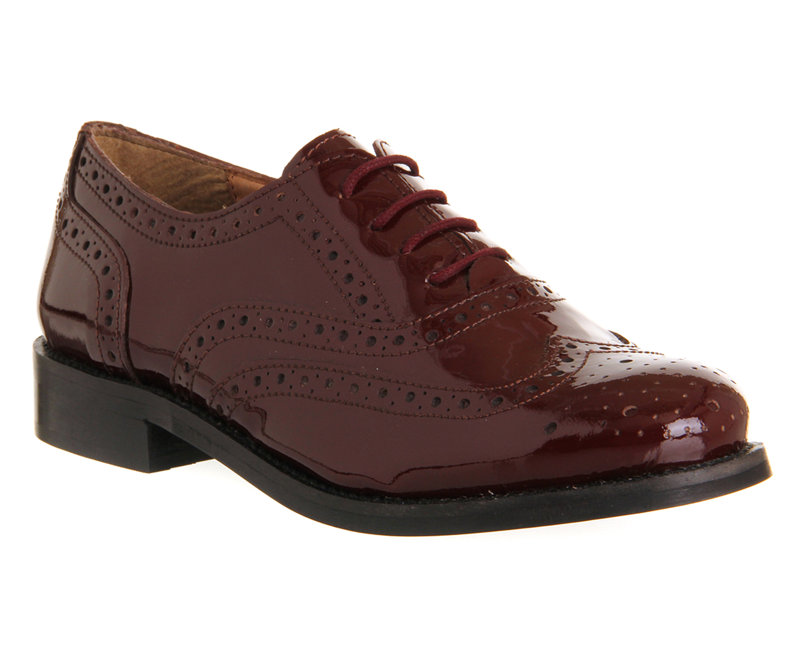 patent leather brogues ladies