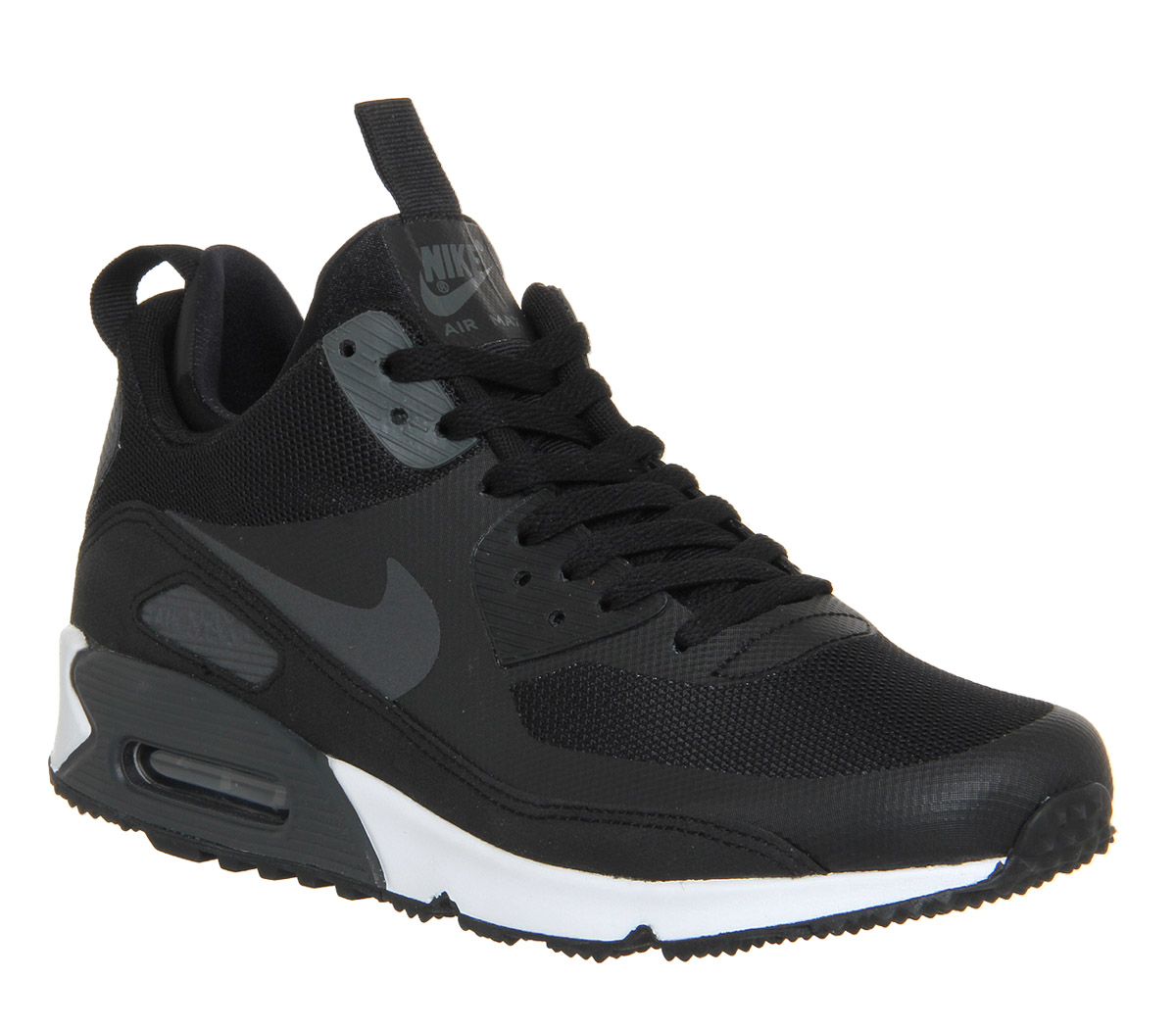 Nike Air Max 90 SneakerBoots Ns Black Black Dark Charcoal White - His  trainers