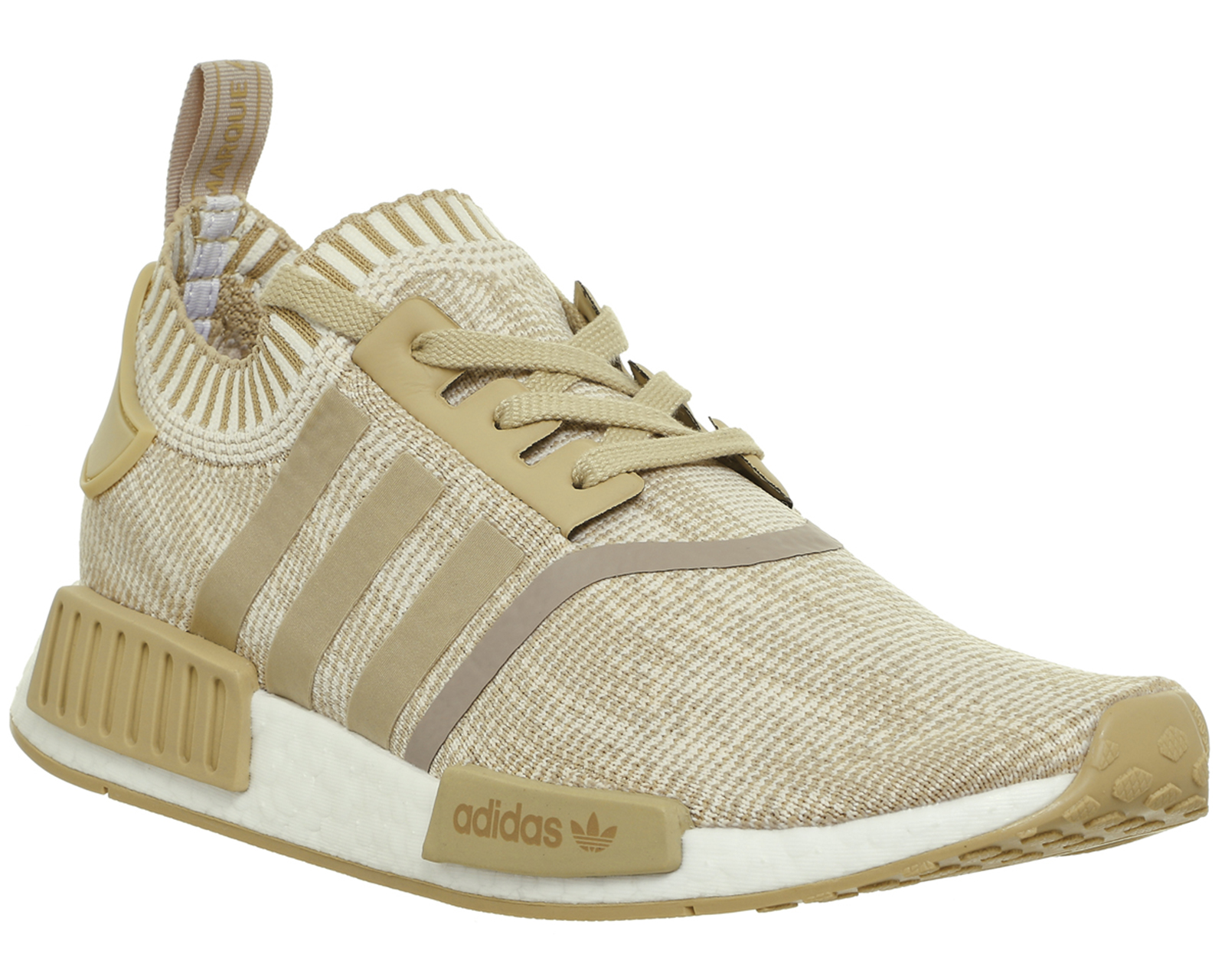 adidas Nmd R1 Prime Knit Linen Khaki Off White - His trainers