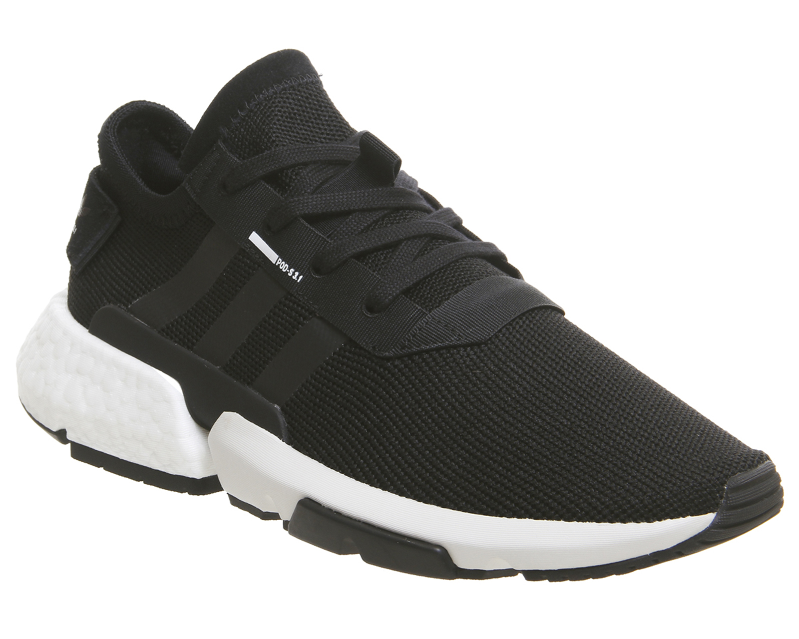 adidas trainers black and white