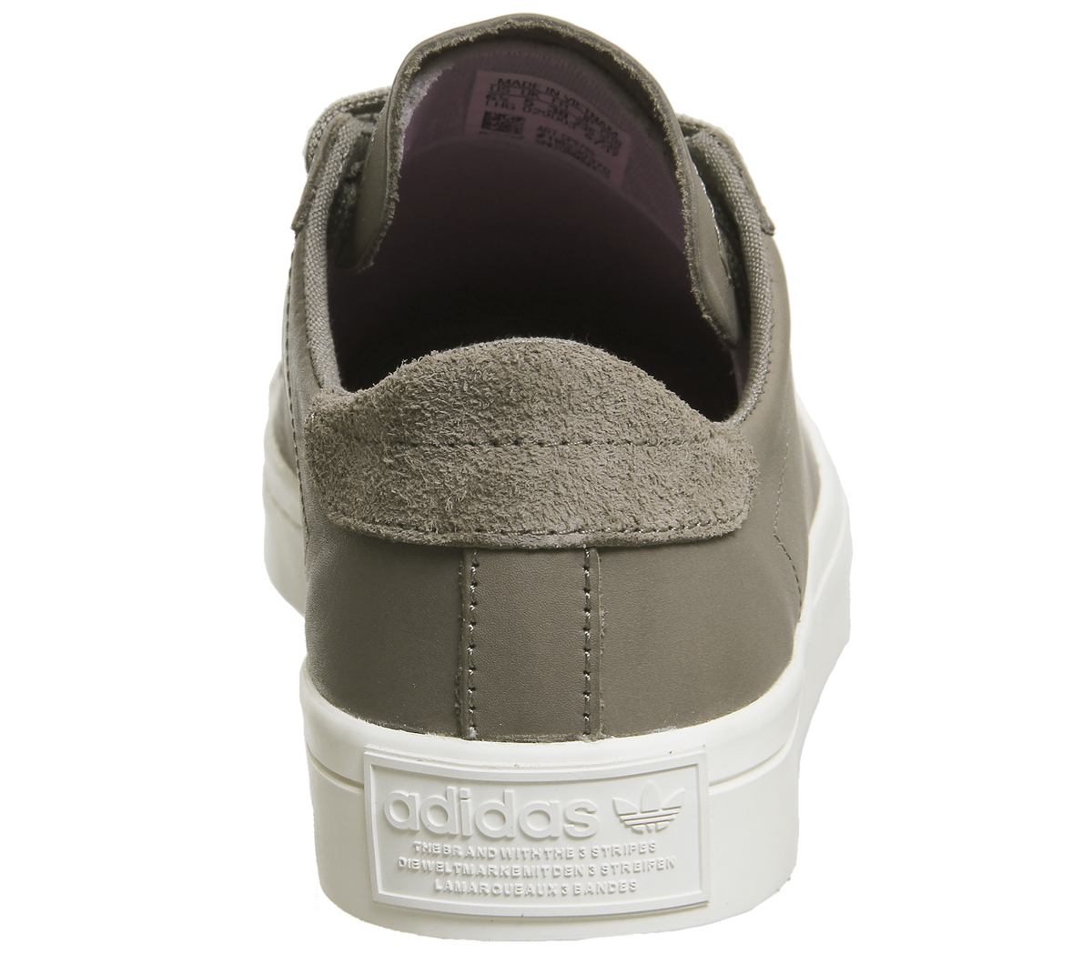 adidas court vantage trainers trace cargo white