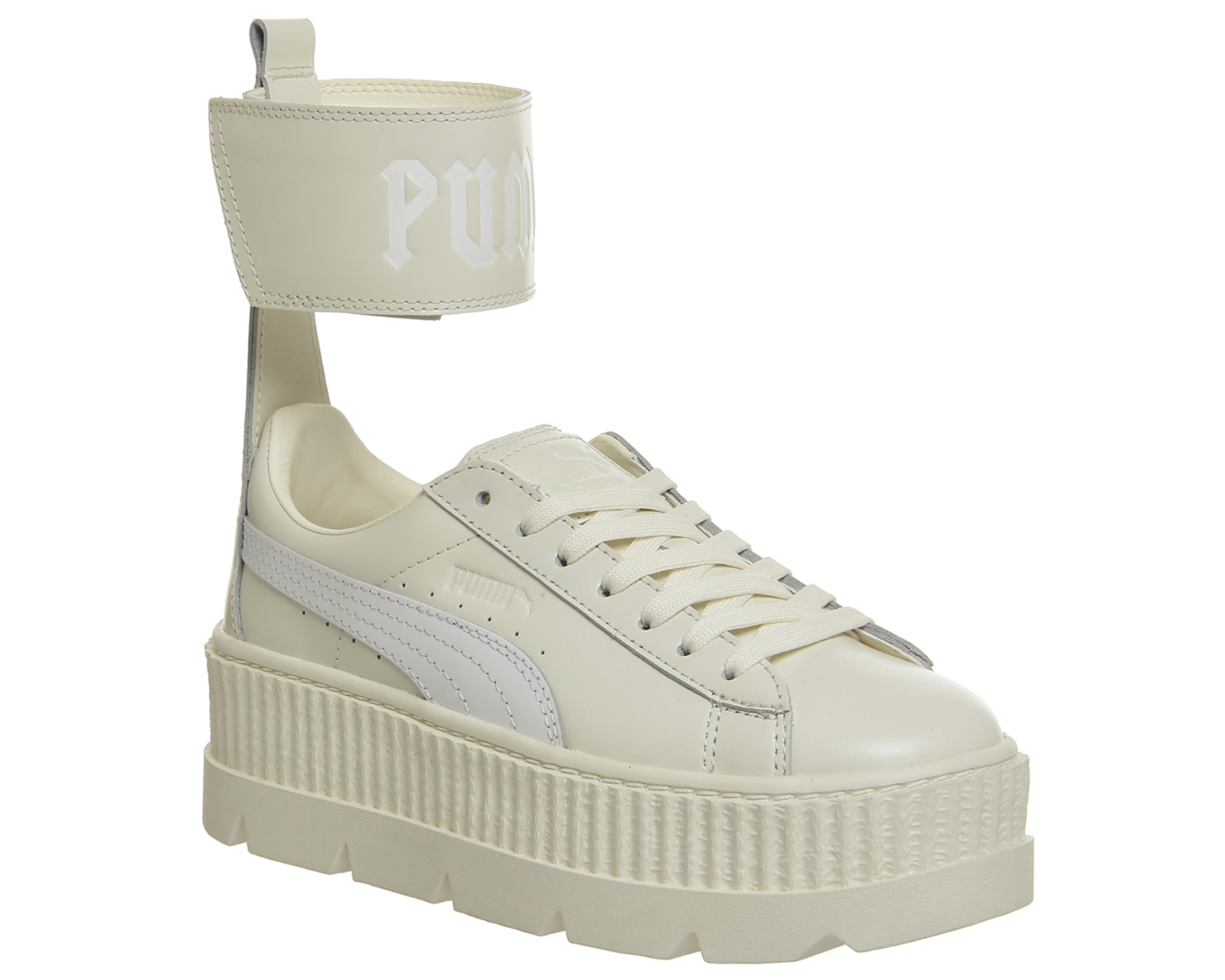 Puma Fenty Ankle Strap Sneakers White - Hers trainers