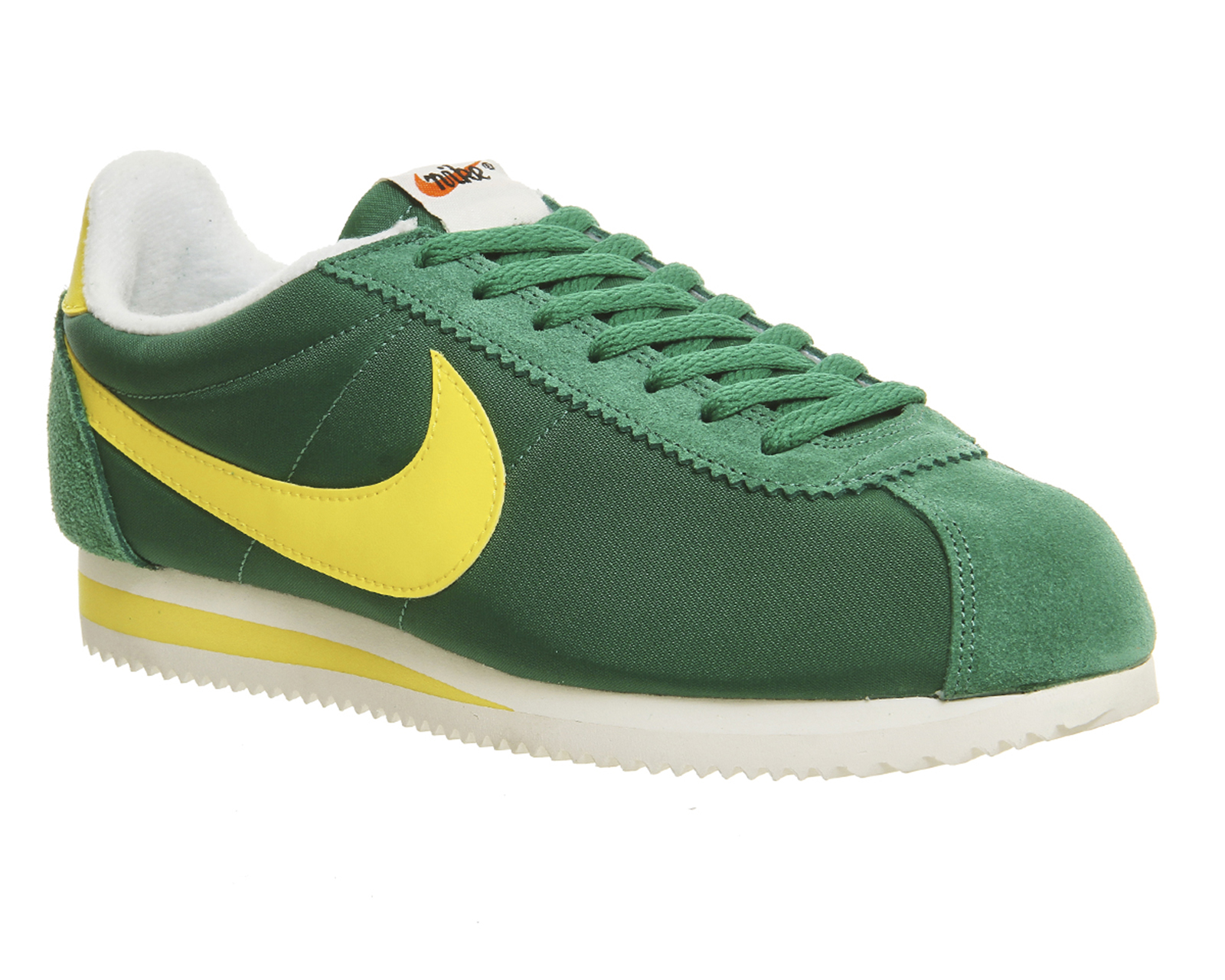 nike green and yellow trainers