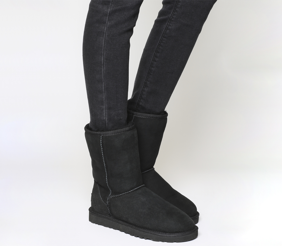 UGG Classic Short Boots Black - Ankle Boots