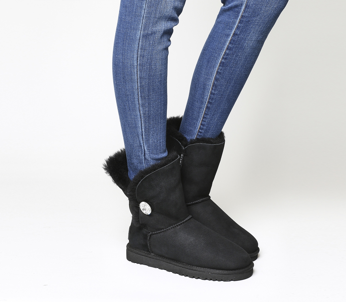 Black Bailey Button Uggs Online Sale, UP TO 63% OFF