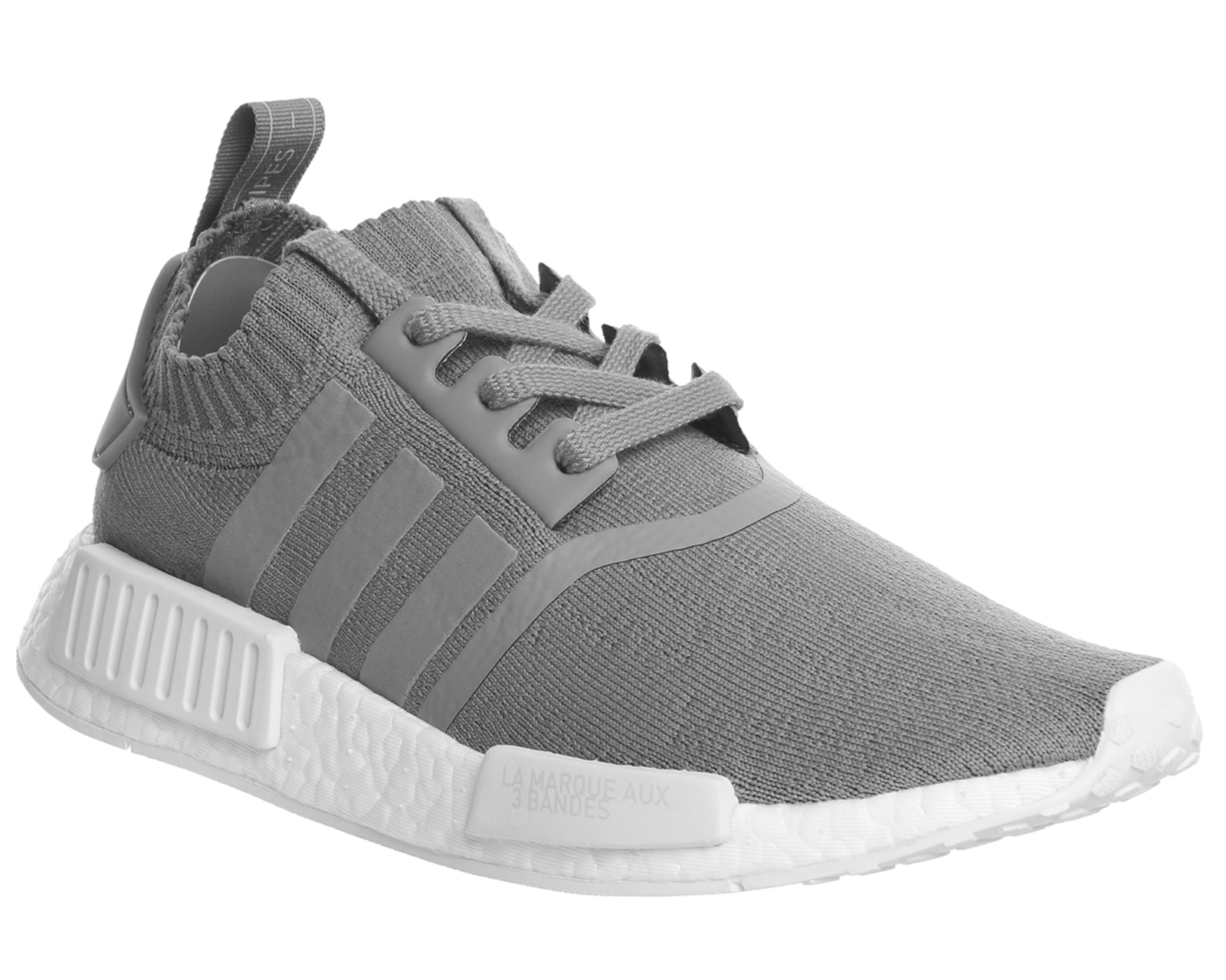 adidas Nmd R1 Prime Knit Grey Grey White - Hers trainers