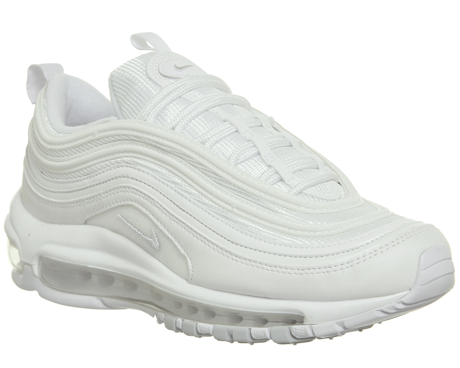 Nike Air Max 97 Trainers White White Pure Platinum F - Hers trainers
