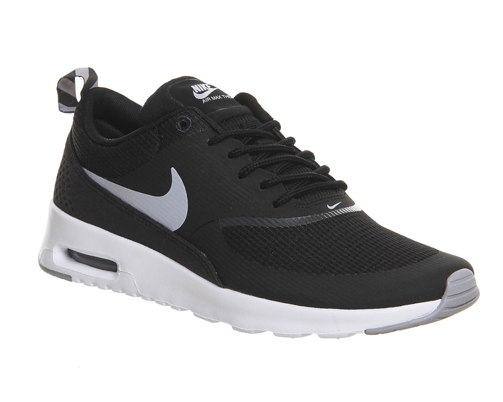 Nike Air Max Thea Black Wolf Grey White - Office Girl