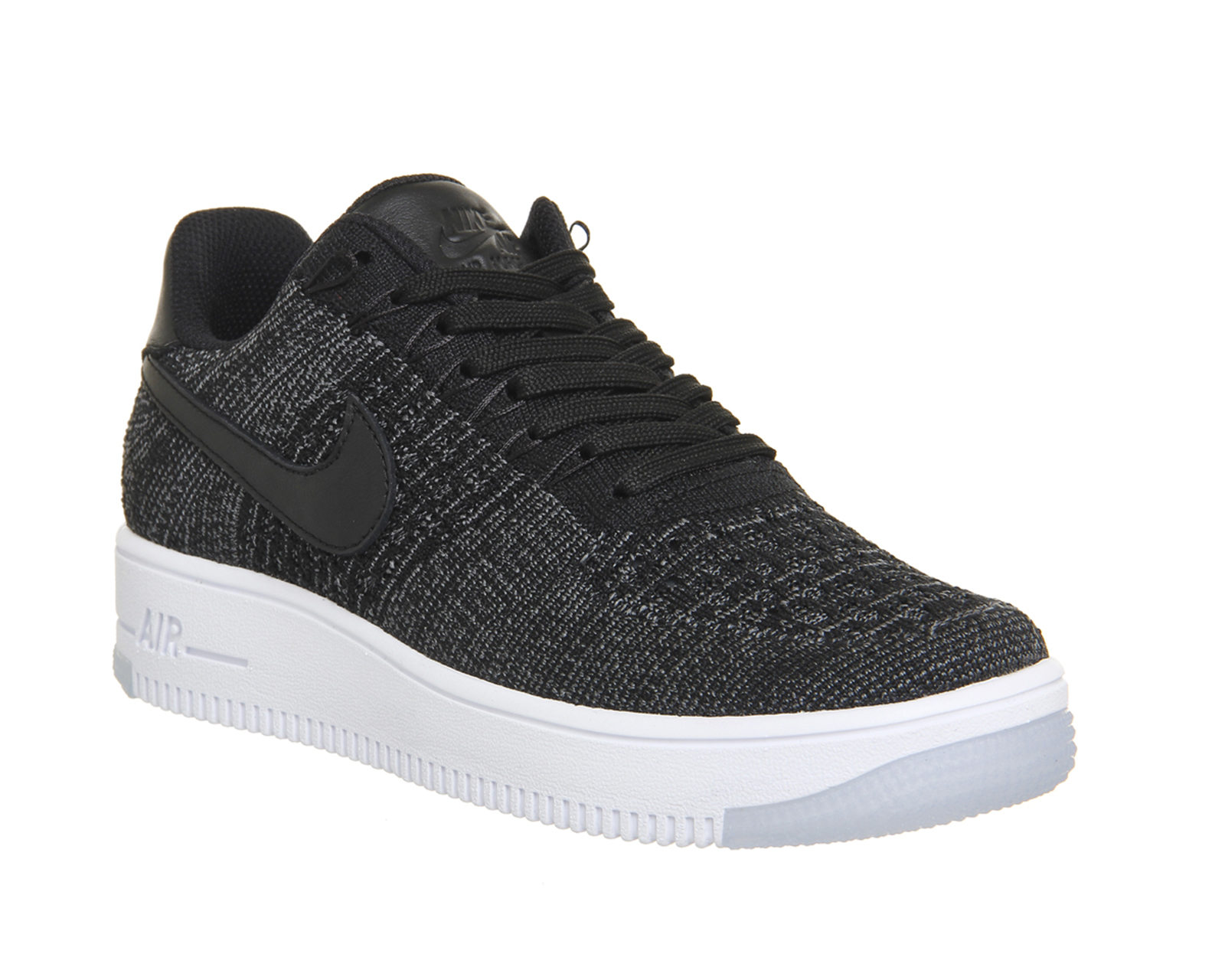 Nike Air Force 1 Low Flyknit W Black Black White - Hers trainers