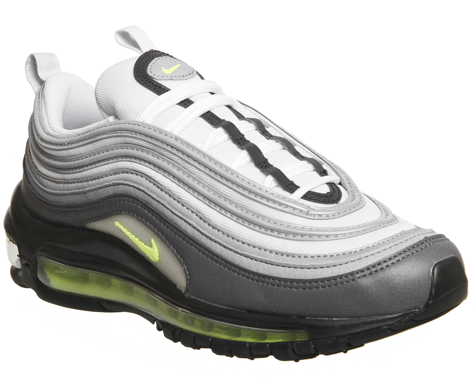 Nike Air Max 97 Trainers Dark Grey Volt - Hers trainers