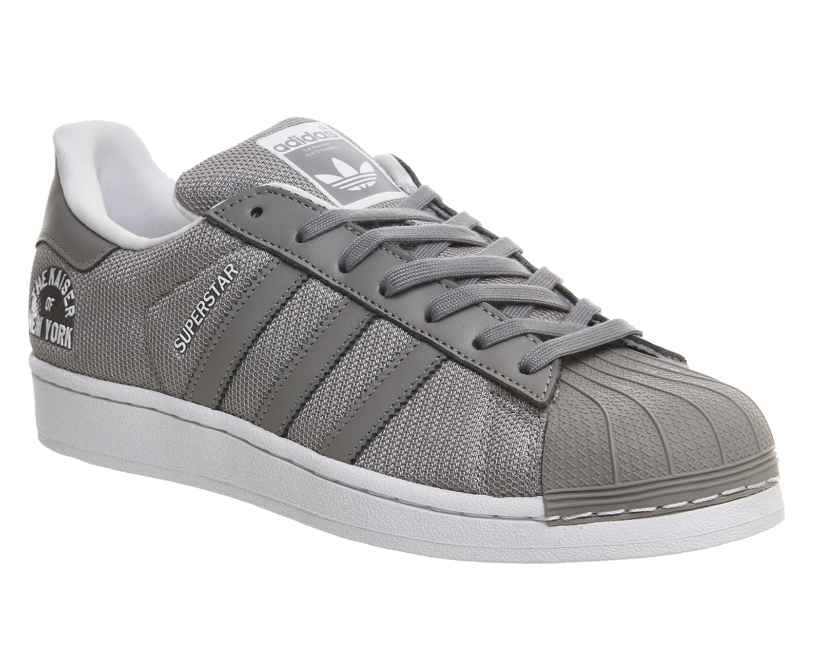 adidas Superstar 1 Solid Grey White 