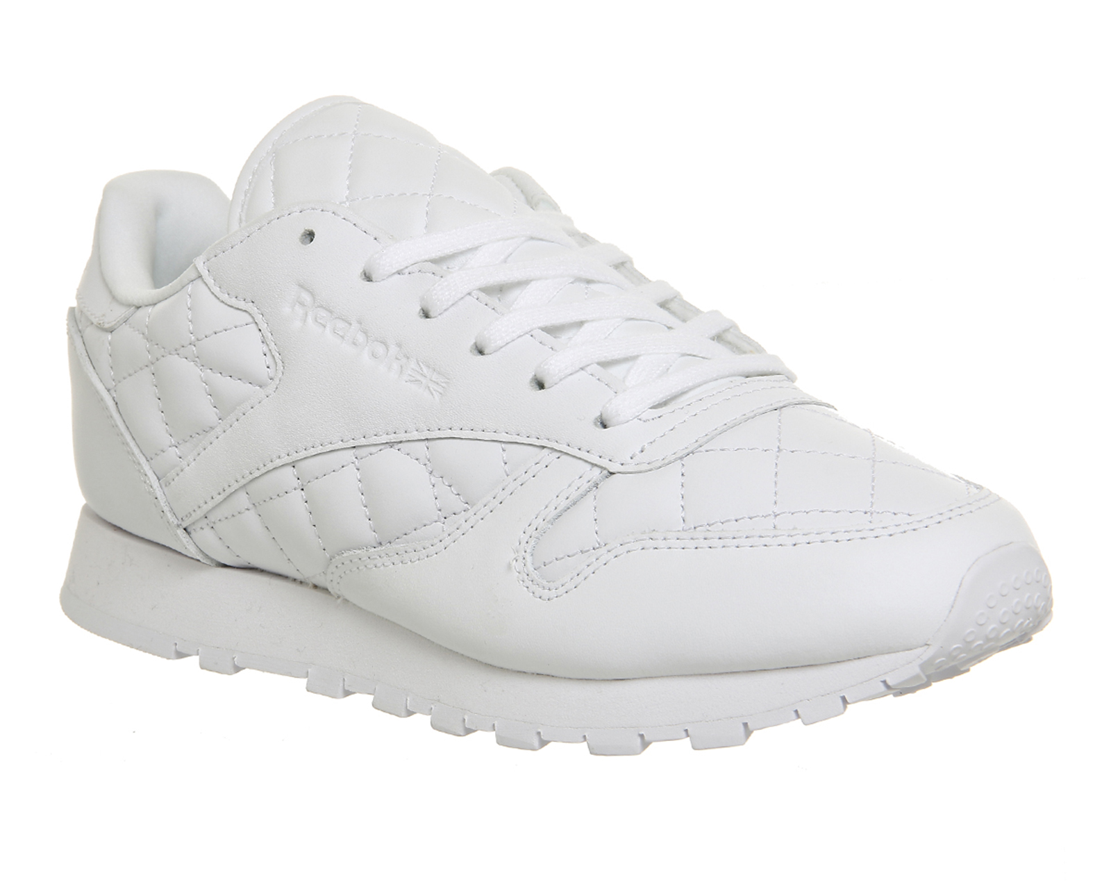 reebok classic white leather trainers womens