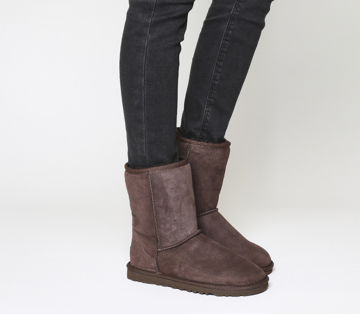 UGG Classic Short Boots Chocolate - Ankle Boots