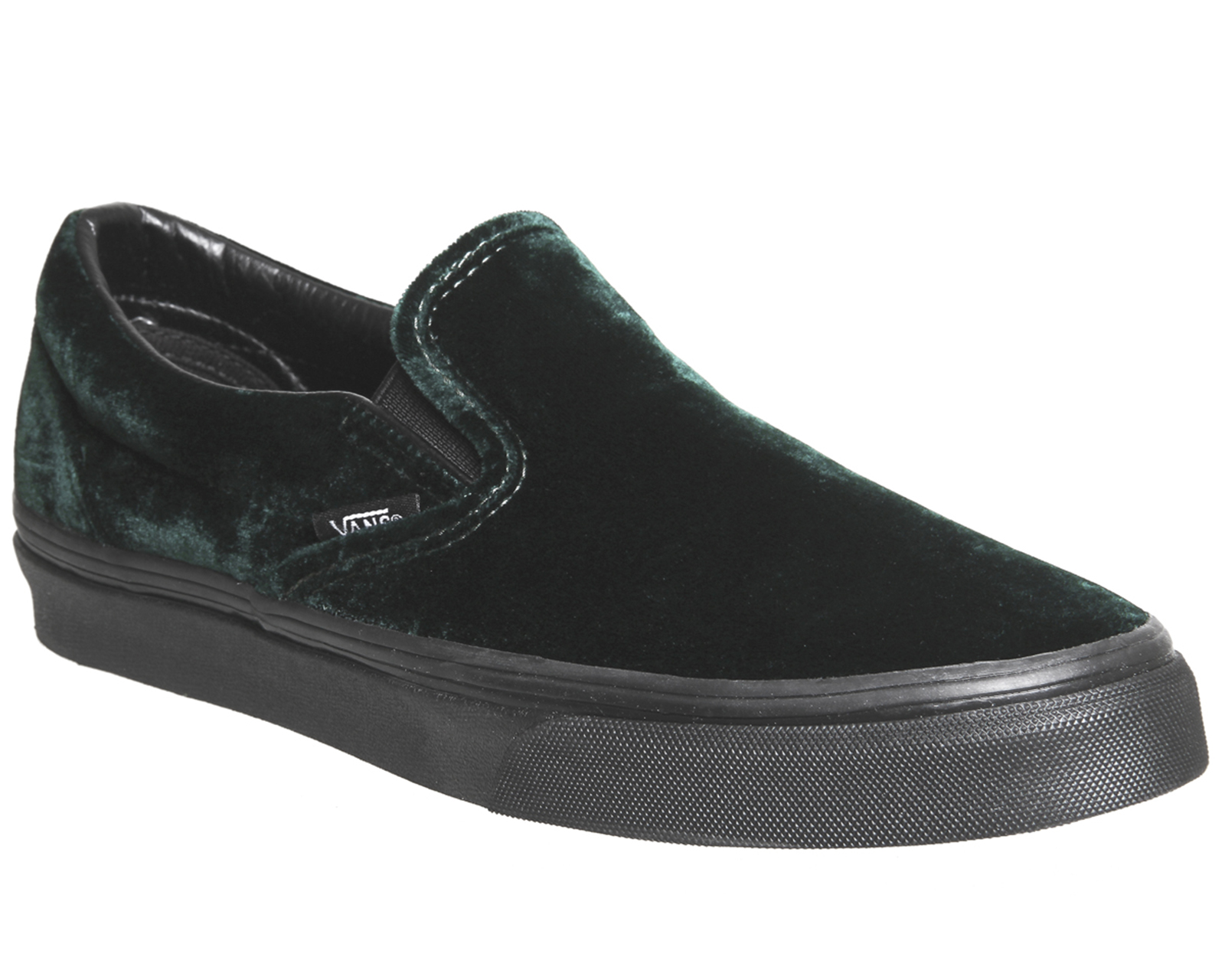 green slip on trainers