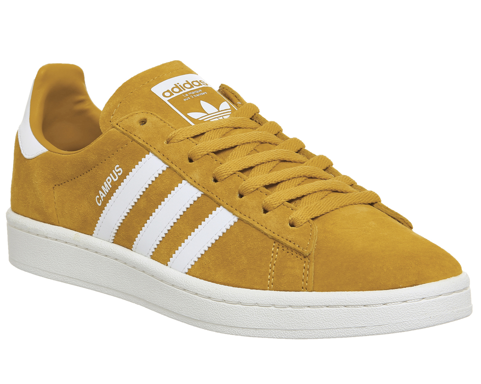 adidas Campus Trainers Tactile Yellow White - Unisex Sports