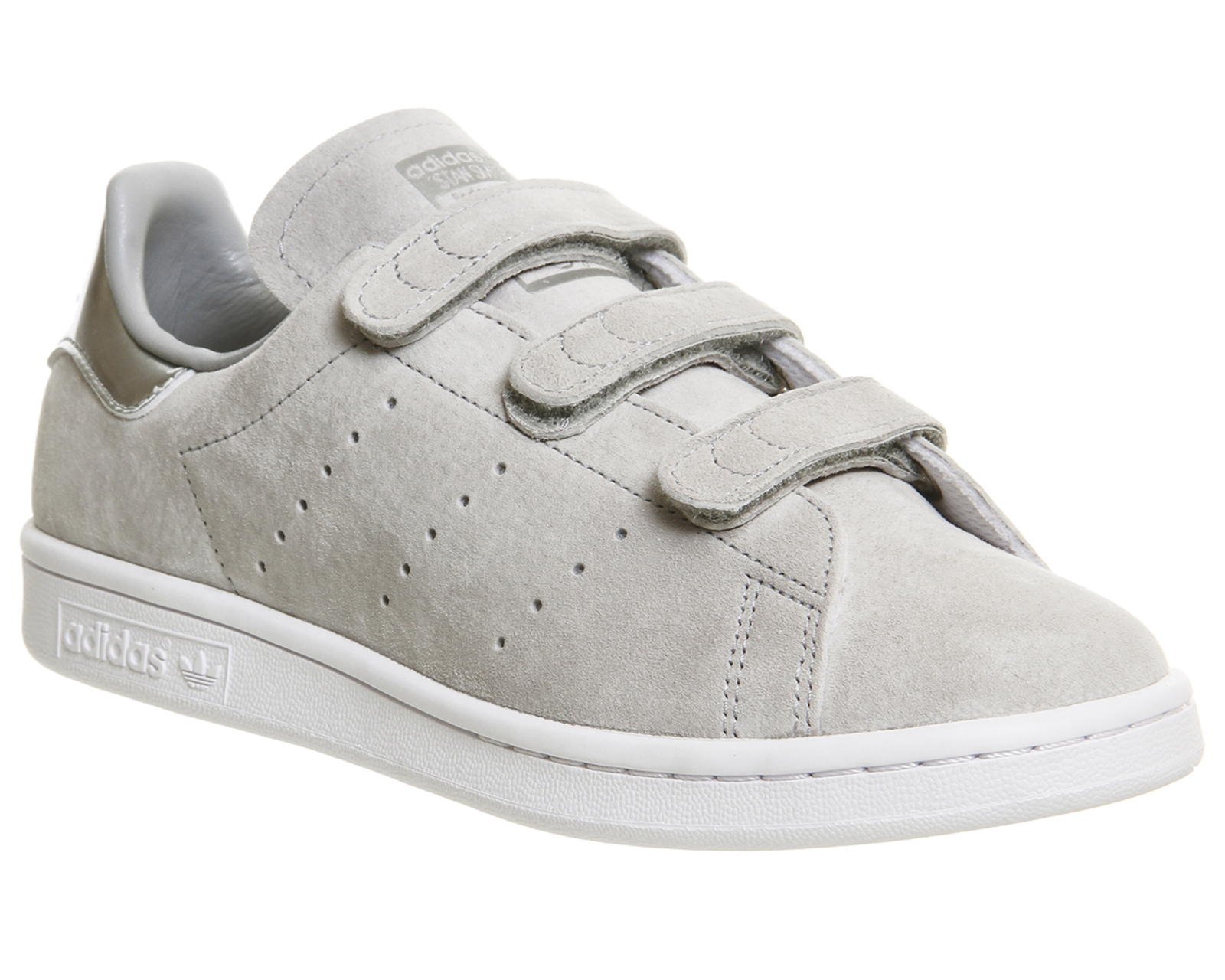 adidas Stan Smith Cf Trainers Clear Onix Silver - Women's Trainers