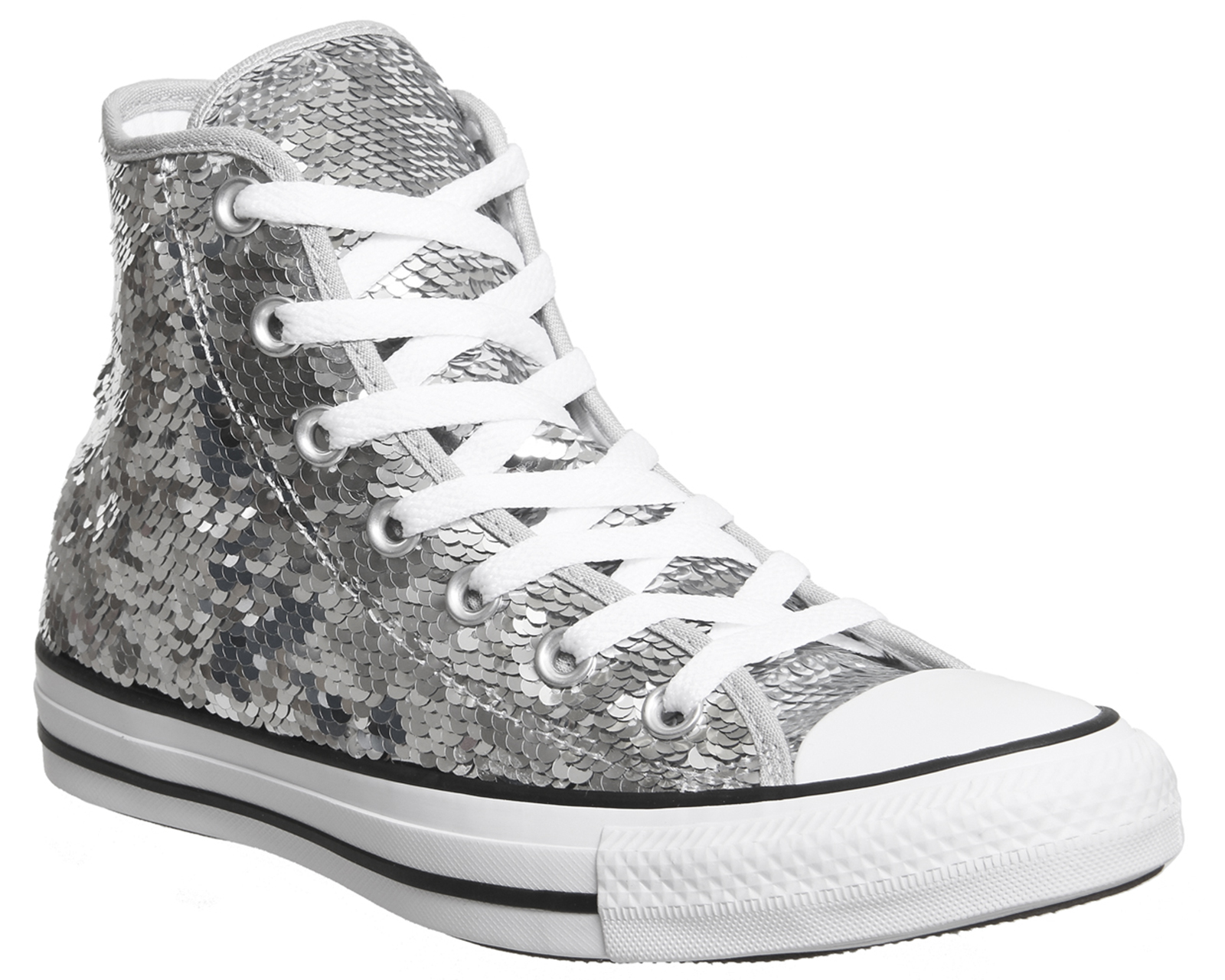 grey sparkly converse