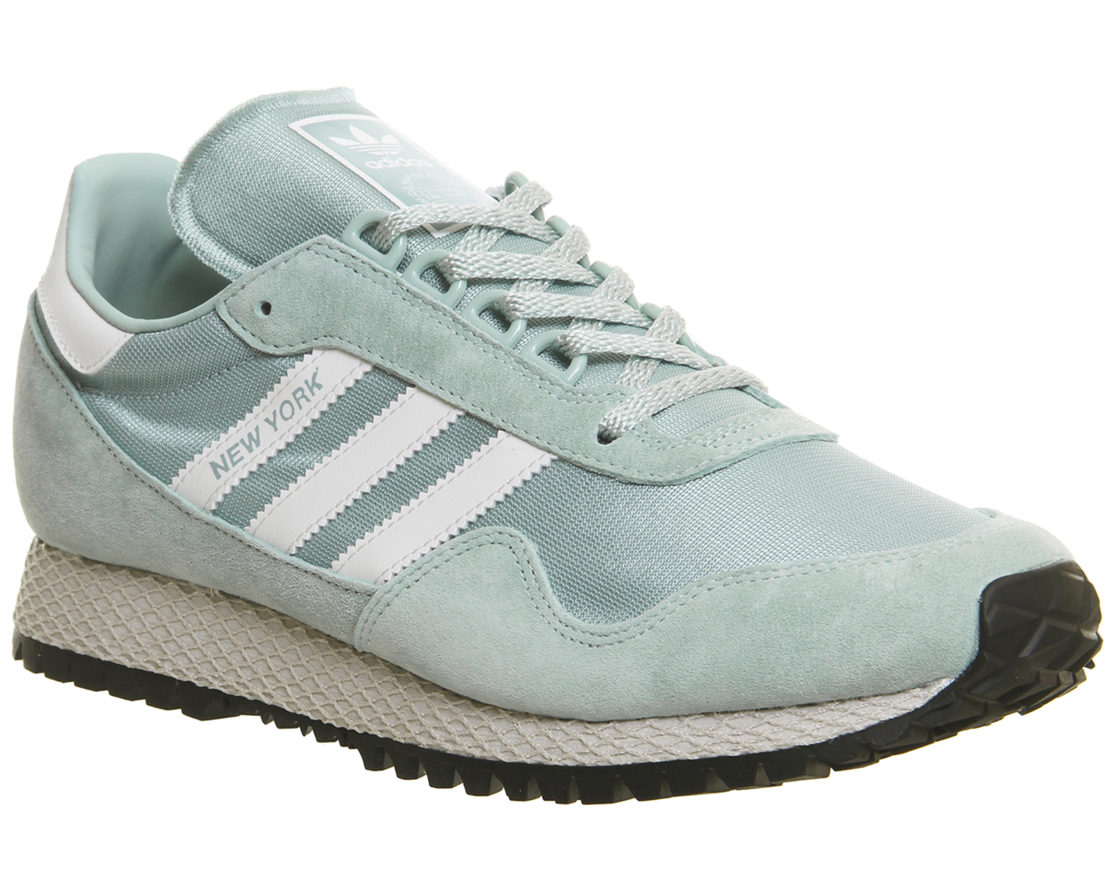 adidas New York Trainers Tactile Green White - His trainers