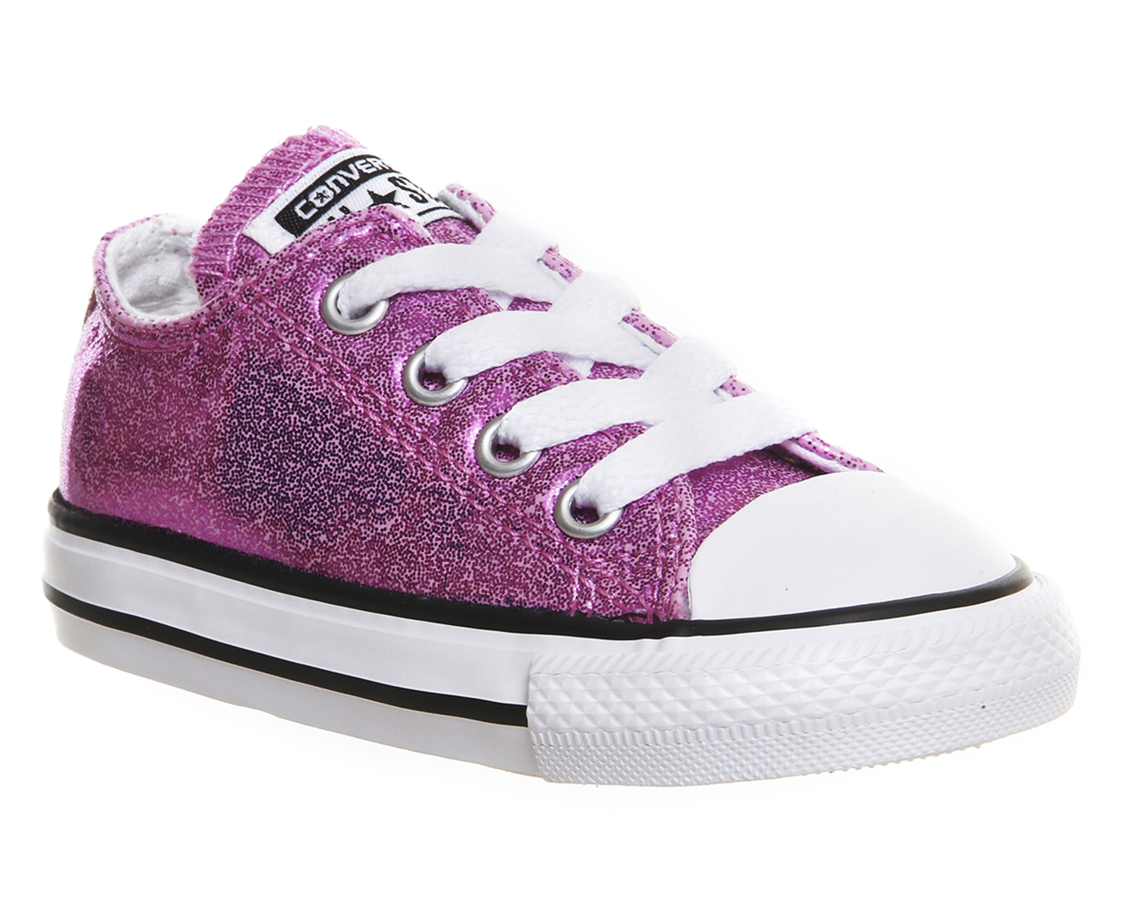 converse pink glitter trainers