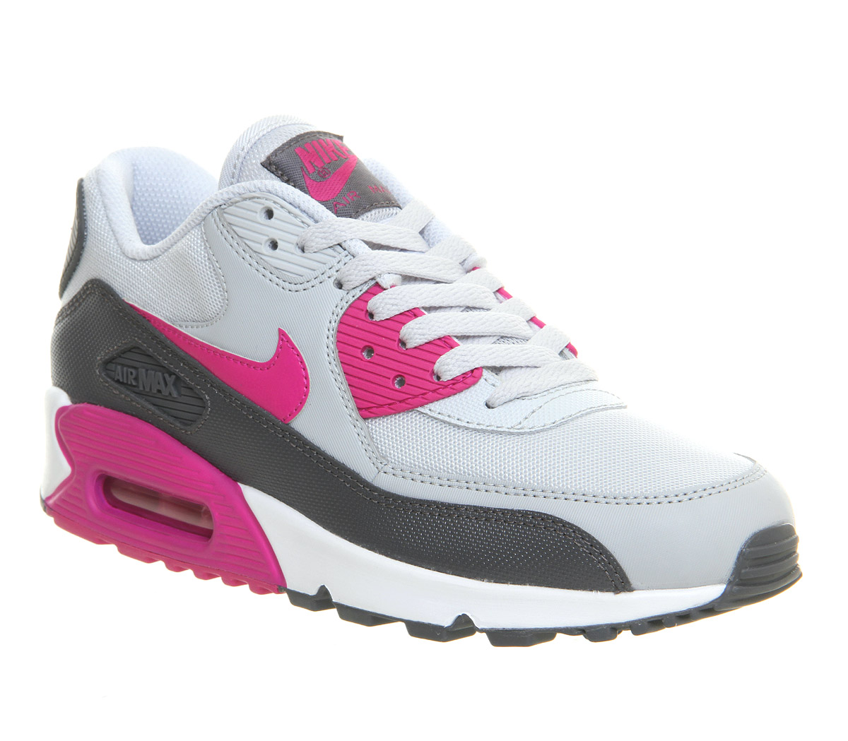 Nike Air Max 90 Pink Grey White - Women's Trainers