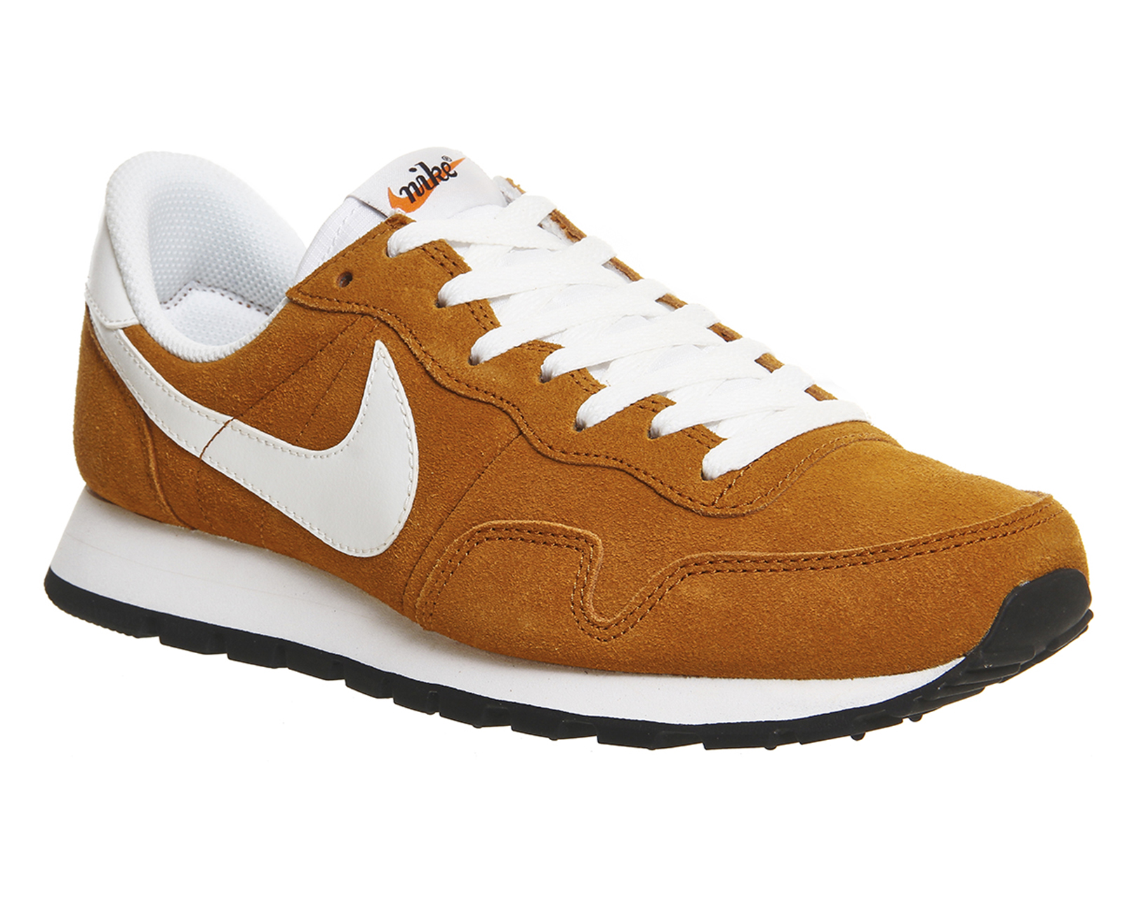 Nike Air Pegasus 83 Trainers Ginger Summit White Leather - Unisex Sports